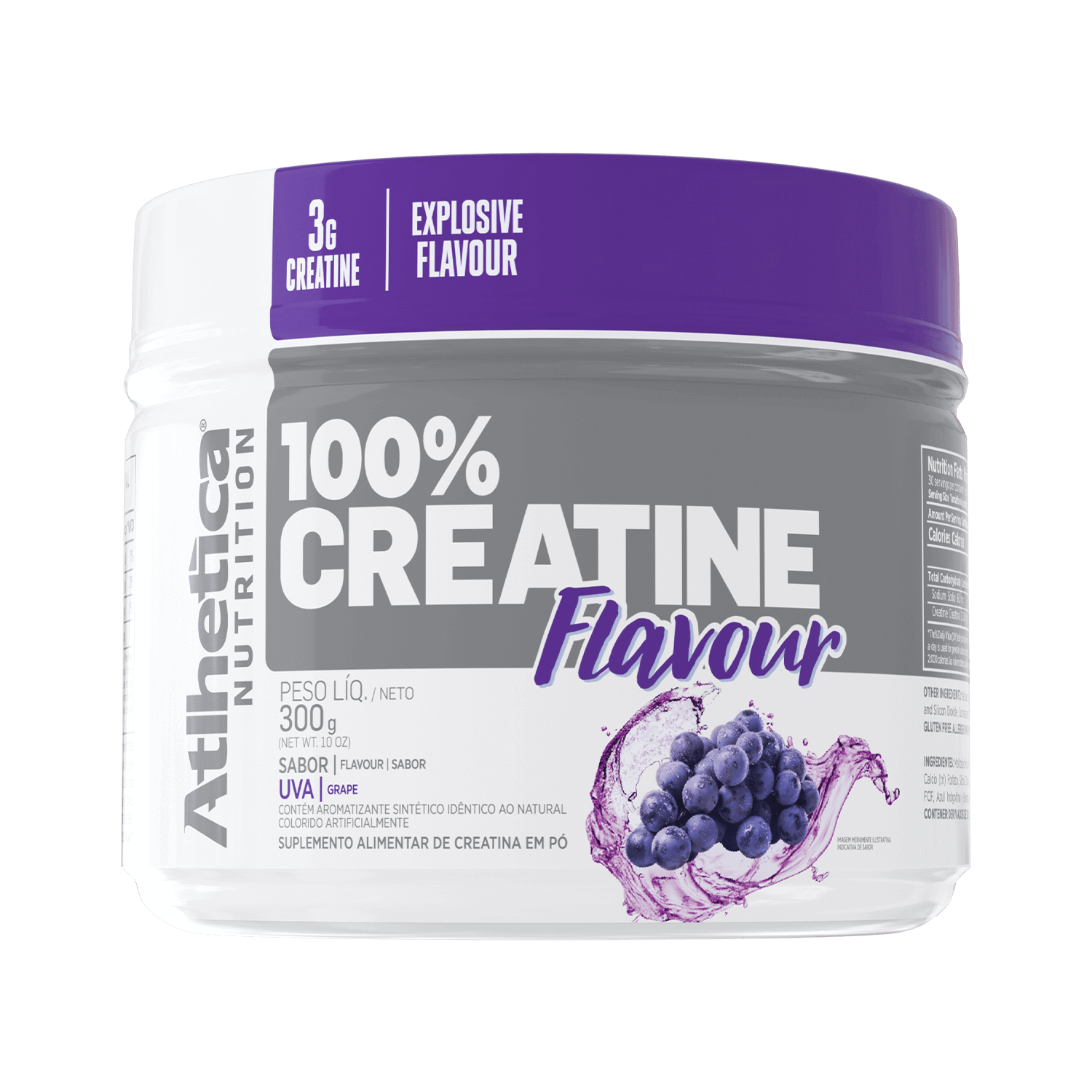 Creatine 100% Flavour (Pote 300g) Uva